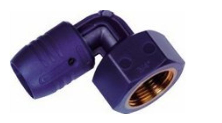 Wavin smartFIX Steckfitting Übergangswinkel 90° mit Innengewinde Messing 16 bis 20mm-0 Wavin smartFIX Steckfitting Übergangswinkel 90° mit Innengewinde Messing 16 bis 20mm-0