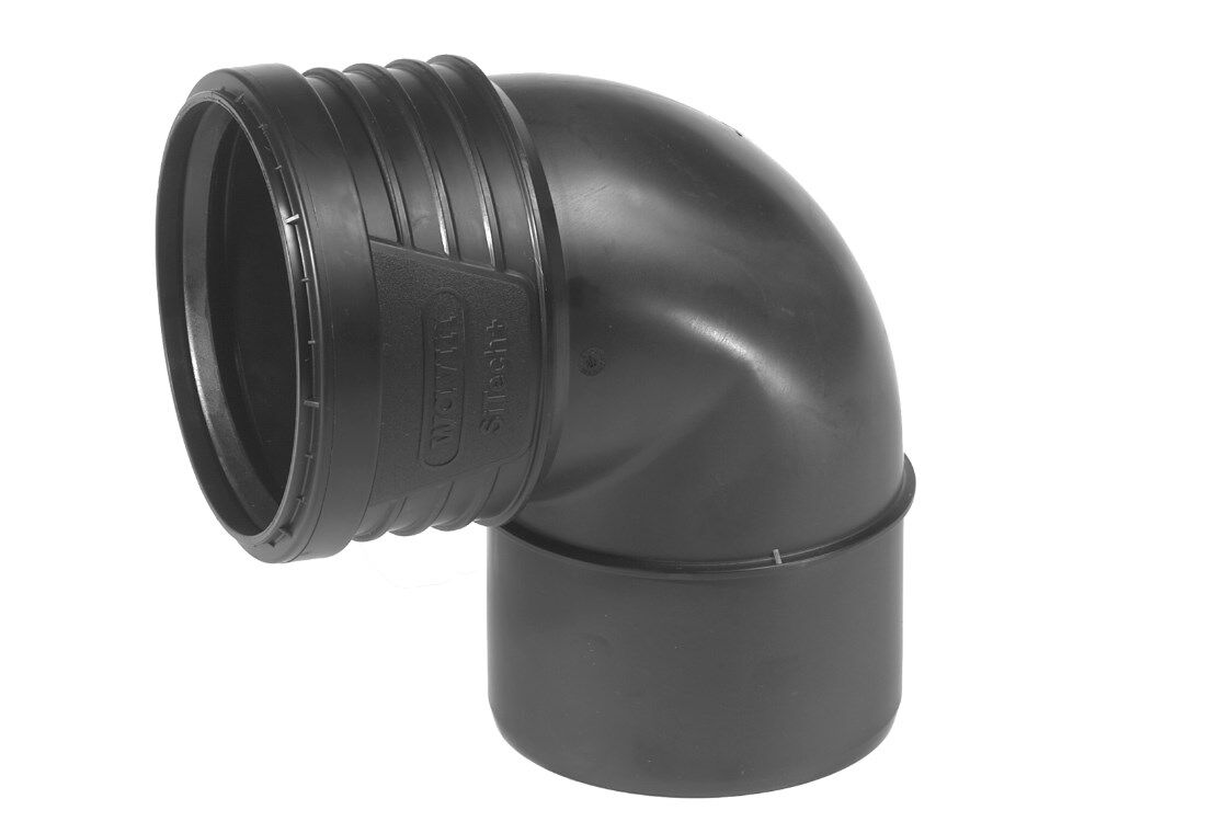 Wavin SiTech+ Schallgedämmtes Abwassersystem, Bogen 87.5°, verschiedene Größen-0 Wavin SiTech+ Schallgedämmtes Abwassersystem, Bogen 87.5°, verschiedene Größen-0
