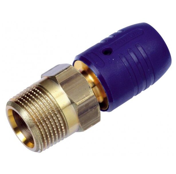 Wavin smartFIX Übergang Außengewinde, Messing-0 Wavin smartFIX Übergang Außengewinde, Messing-0