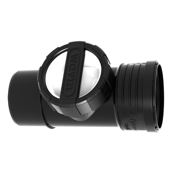 Wavin SiTech+ Schallgedämmtes Abwassersystem, Reinigungsrohr ,verschiedene Größen von DN 50-DN 150-0